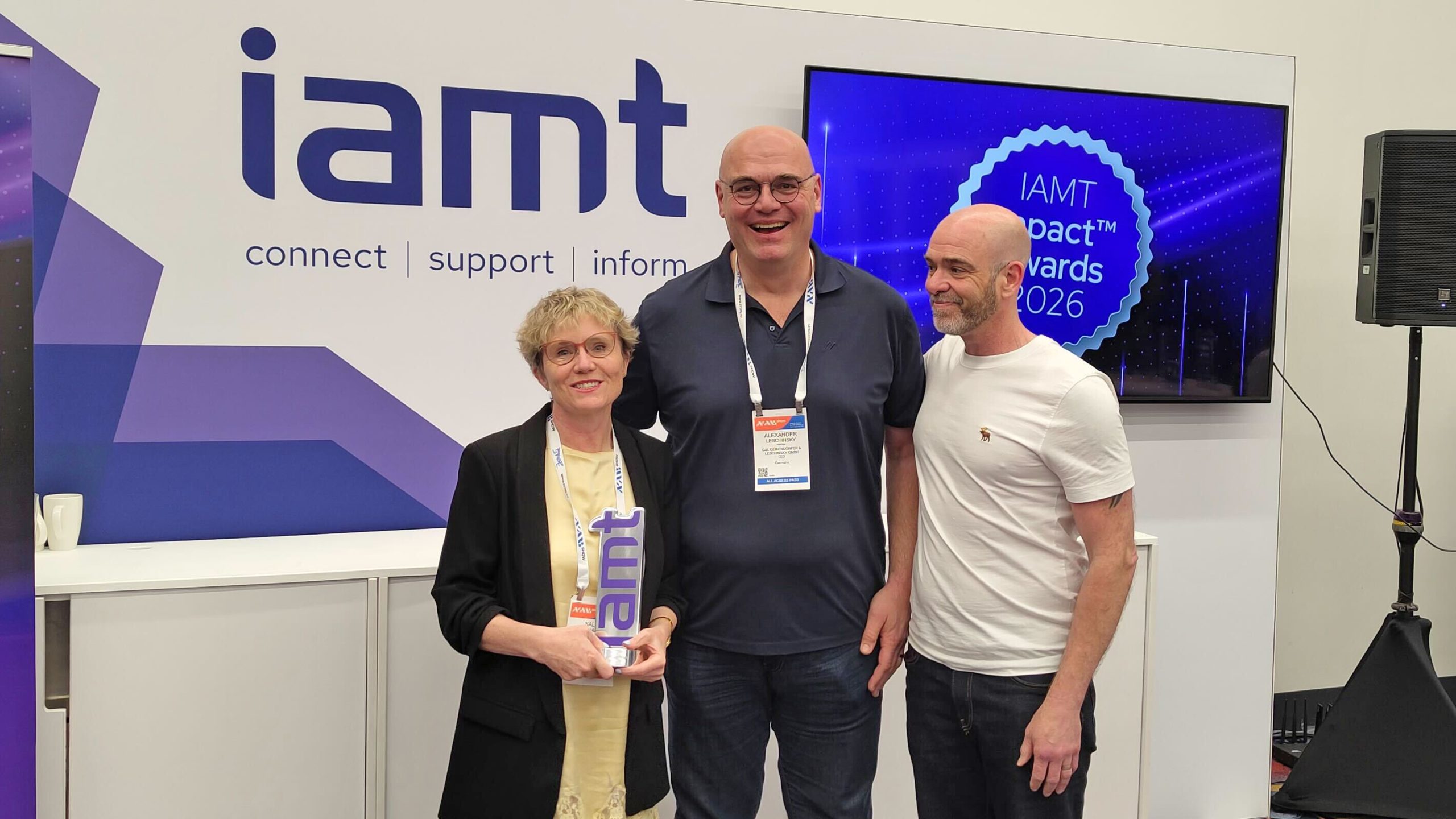 IAMT Impact Award for G&L and Signapse